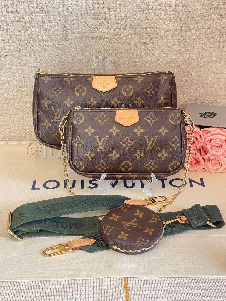 Lv pink multi pochette sale